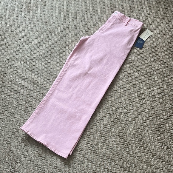 Universal Thread Pink High-Rise Wide leg Ankle Jean Sz 12. - Picture 2 of 9